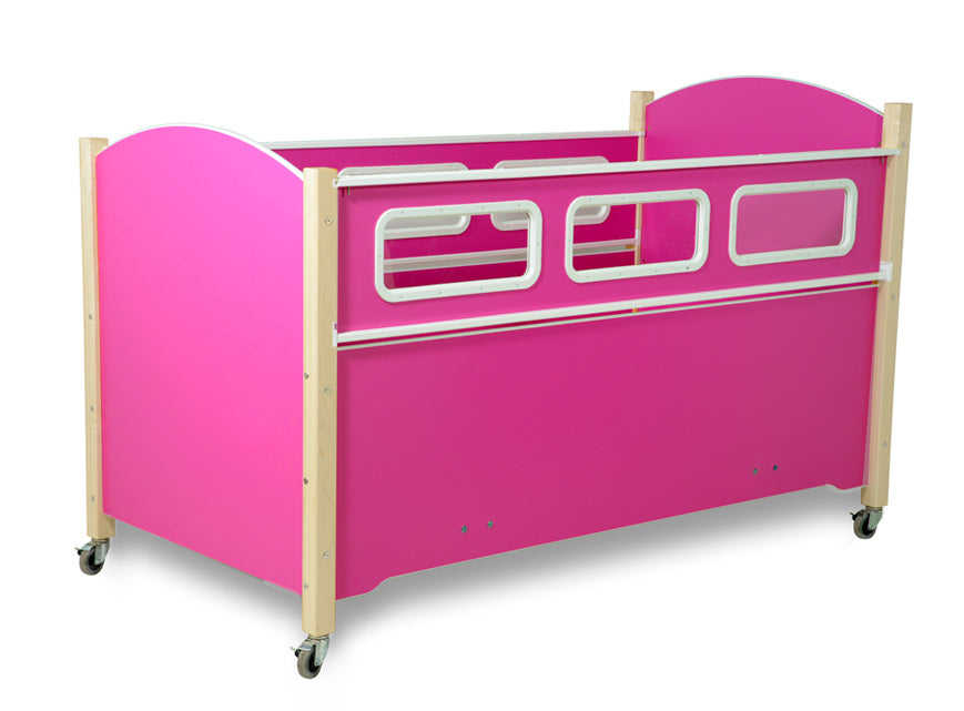 SleepSafe II Bed Medium Bed Pink Finish View