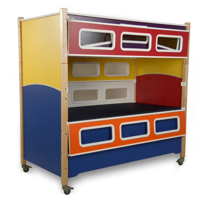 SleepSafe II Medium Bed Extension Dual View With Mid And Bottom Rail Fully Open Retrofit Only