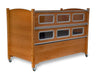 SleepSafer Bed Tall Bed In Cherry Wood Color Finish View