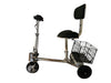 SmartScoot S2400 Premium Portable Travel Scooter Featuring A Rear Cargo Tray Side Profile