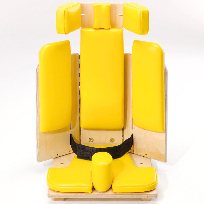 Smirthwaite Corner Chair for Adjustable Pediatric Postural Support and Floor Sitting Yellow Seat