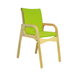 Smirthwaite Felix School Chair Ergonomic, Citrus Green Stackable Wooden Classroom Seating for Active Learning