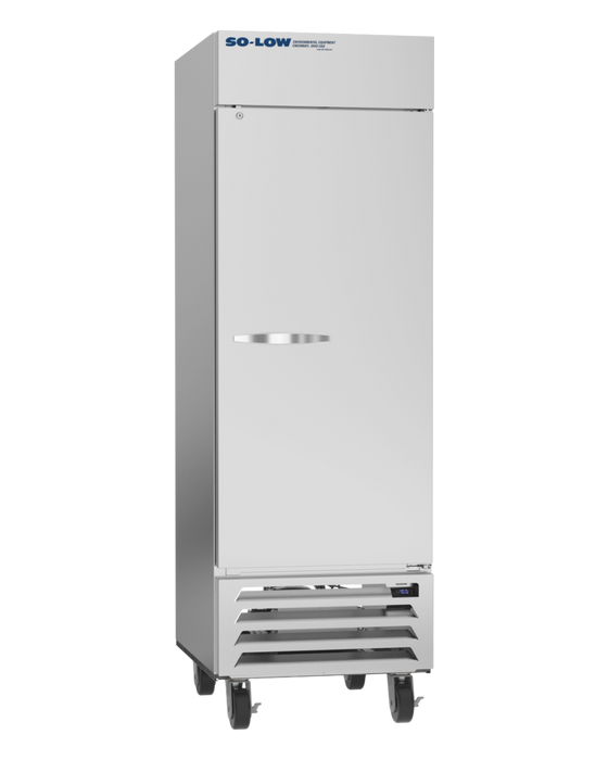 So-Low Stainless Steel Single Door Auto Defrost Laboratory Freezer With 23 Cubic Feet Capacity For Clinical, Pharmaceutical, and Vaccine Storage