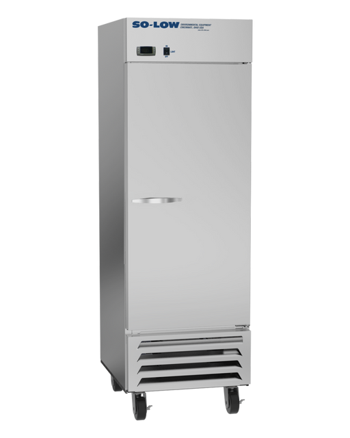 So-Low Stainless Steel Single Solid Laboratory Refrigerator With 23 Cubic Feet For Clinical, Pharmaceutical, and Research Labs