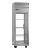 So-Low White Single Glass Door Pass-Thru Laboratory And  Pharmacy Refrigerator For Cleanroom Storage With 25 Cubic Feet 