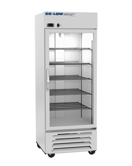 So-Low Pharmacy Grade One Glass Door Refrigerator With 27 Cubic Feet Capacity  For Pharmaceutical And Laboratory Storage