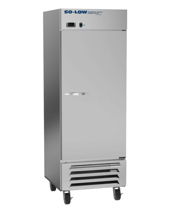 So-Low Stainless Steel Single Solid Laboratory Refrigerator With 27 Cubic Feet For Clinical, Pharmaceutical, and Research Labs
