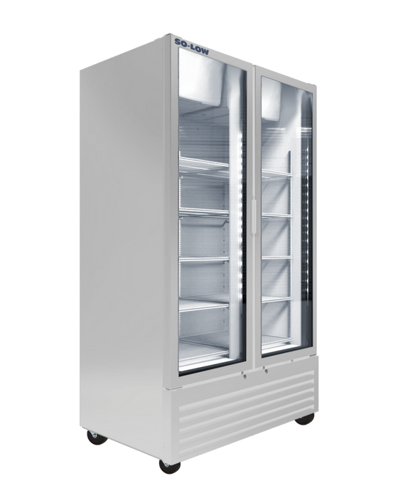 So-Low Pharmacy Grade Two Glass Door Refrigerator With 38 Cubic Feet Capacity  For Pharmaceutical And Laboratory Storage