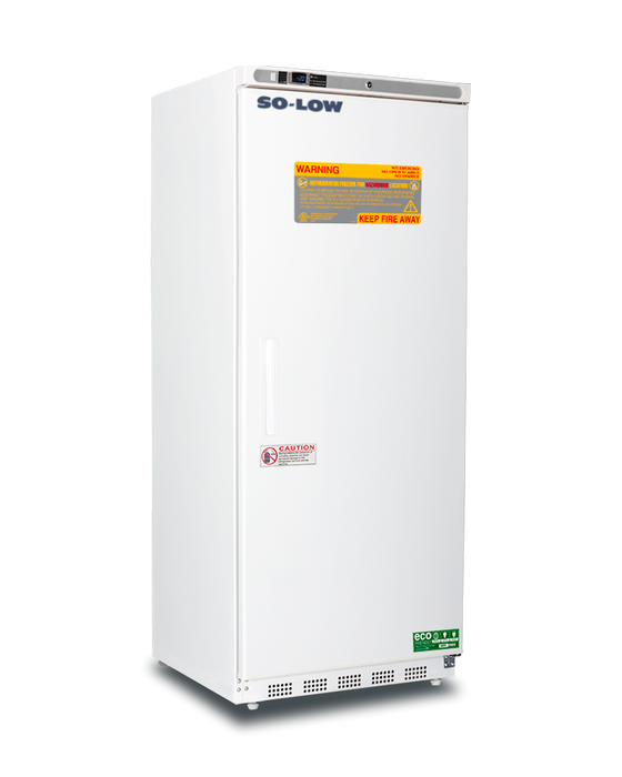 So-Low Explosion-Proof Upright Manual Defrost White Freezer For Hazardous Locations With 20 Cubic Feet Capacity