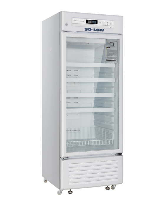 So-Low White Standard Laboratory Refrigerator With 11.12 Cubic Feet Includes Digital Temperature Control, Alarm System, And Data Logging