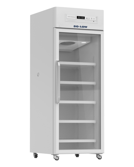 So-Low White Standard Laboratory Refrigerator With 23 Cubic Feet Includes Digital Temperature Control, Alarm System, And Data Logging