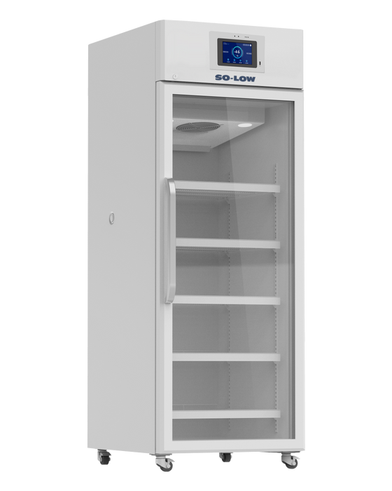 So-Low White Standard Laboratory Refrigerator With 23 Cubic Feet Includes Touch Screen Control, Alarm System, And Data Logging