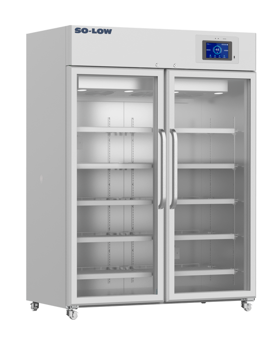 So-Low White Standard Laboratory Refrigerator With 46.62 Cubic Feet Includes Touch Screen Control, Alarm System, And Data Logging