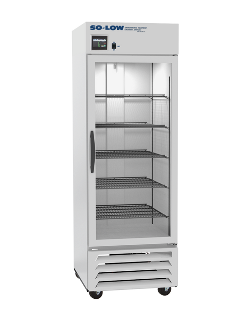 So-Low Touchscreen One Glass Door Laboratory Refrigerator With 23 Cubic Feet Capacity