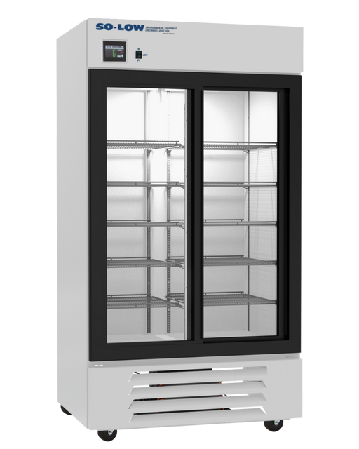 So-Low Touchscreen Two Sliding Glass Door Refrigerator With 38 Cubic Feet Capacity For CDC-Compliant Vaccine And Pharmaceutical Storage