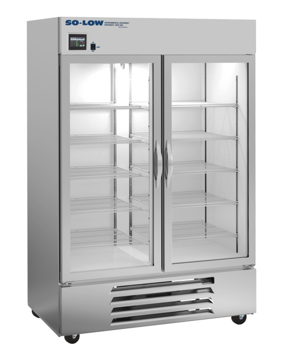 So-Low Touchscreen One Glass Door Laboratory Refrigerator With 49 Cubic Feet Capacity