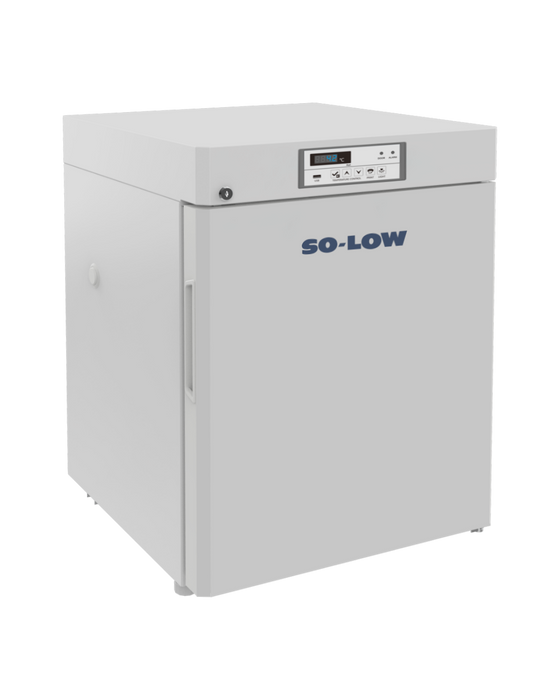 So-Low White Undercounter Solid Door Refrigerator For Laboratory Storage With 2.64 Cubic Feet 