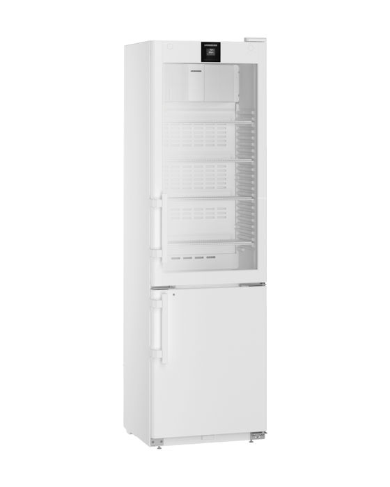 So-Low Auto-Defrost White Laboratory Refrigerator And Freezer Combo with Dual Controls With 13.8 Cubic Feet Total Capacity 