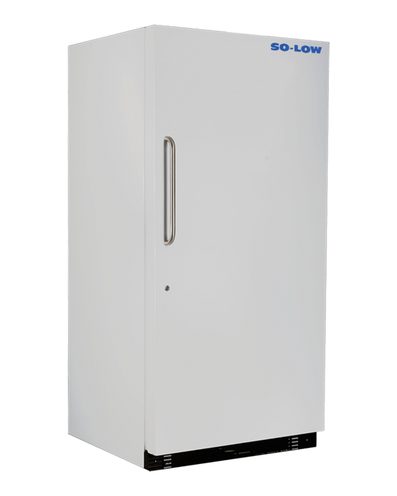 So-Low Upright Manual Defrost White Freezer With Mechanical Control And With 30 Cubic Feet Capacity