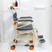 Rust Proof Solution Based Bariatric Roll-In Shower Chair 22" and 26" Seat Widths, 440 lb Capacity, Over-Toilet and Bedside Commode
