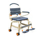 Professional Grade Solution Based Bariatric Roll-In Shower Chair 22" and 26" Seat Widths, 440 lb Capacity, Over-Toilet and Bedside Commode