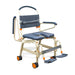 Easy to Use Solution Based Bariatric Roll-In Shower Chair 22" and 26" Seat Widths, 440 lb Capacity, Over-Toilet and Bedside Commode