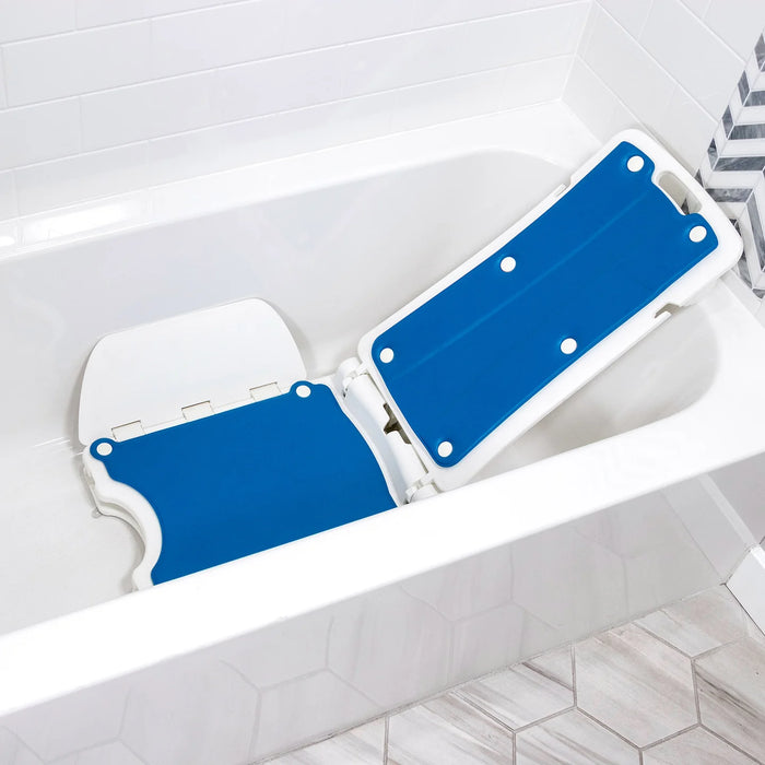 Durable Solution Based BathLyft Battery-Powered Bath Lift Chair for Bathtub Safe, Stable Tub Transfer Solution for Seniors and Limited Mobility 300 lb Capacity