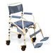 Safe Solution Based Folding Shower Chair Lightweight, Travel-Friendly Commode for Curbless and Accessible Showers