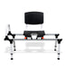Smooth Glide Solution Based ShowerGlyde Sliding Transfer Bench SG1 and SG2 Models, 330 lb Capacity, Adjustable Seat Width