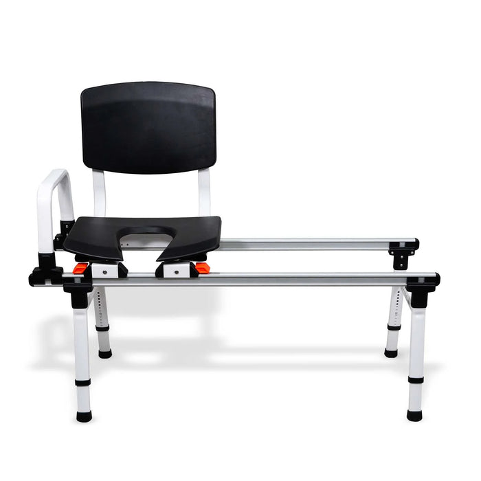 High Quality Solution Based ShowerGlyde Sliding Transfer Bench SG1 and SG2 Models, 330 lb Capacity, Adjustable Seat Width