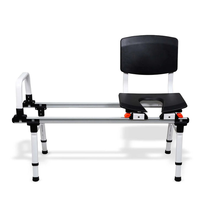 Rust Proof Solution Based ShowerGlyde Sliding Transfer Bench SG1 and SG2 Models, 330 lb Capacity, Adjustable Seat Width