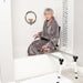Comfortable Solution Based ShowerGlyde Sliding Transfer Bench SG1 and SG2 Models, 330 lb Capacity, Adjustable Seat Width
