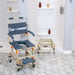 Home Use Solution Based ShowerBuddy Transfer Chair for Standard Shower Stalls Accessible, Barrier-Free Shower Solution for Caregiver Assistance