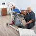 Span America Foldable Portable Patient Lift Compact, Safe And Reliable Mobility Solution For Home And Clinical Use From Floor To Bed Transfer