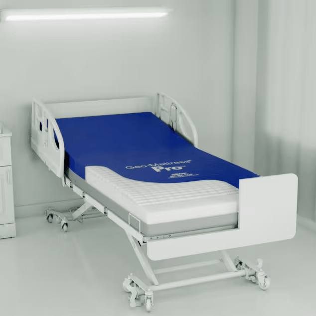 Span America Geo-Mattress Pro Medical-Grade Pressure Redistribution Mattress For Hospitals with Zoned Support And Bacteriostatic Cover 