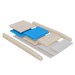 Span America Geo-Mattress UltraMax For Acute Care, Pressure Relief, And Patient Safety