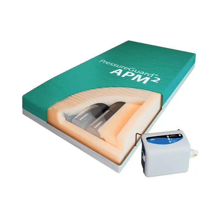 Span America PressureGuard APM2 Alternating Pressure Mattress System With Advanced Air Therapy System For Pressure Injury Prevention