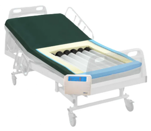 Span America PressureGuard Bariatric Alternating Pressure Mattress System  Main Image With Advanced Pressure Redistribution