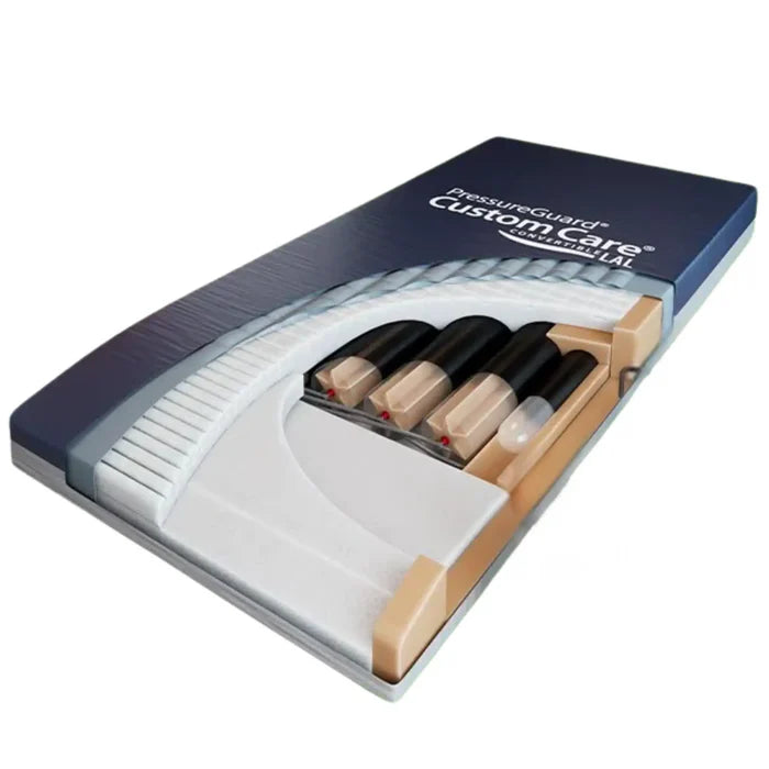 Span America PressureGuard Custom Care Convertible LAL Pressure Relief Mattress With Advanced Airflow And Geo-Matt Technology