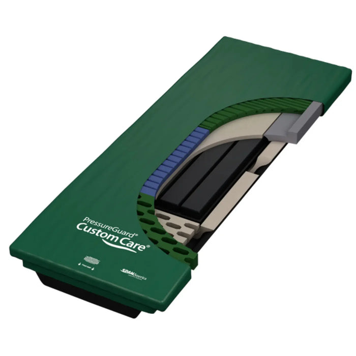 Span America PressureGuard Custom Care Non-Powered Mattress With Advanced Pressure Redistribution And Shear Reduction In Recessed Frame