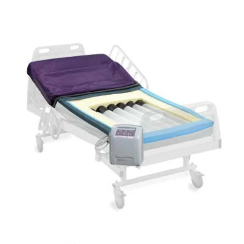 Span America PressureGuard Easy Air XL Bariatric Low Air Loss Mattress System For Pressure Ulcer Prevention Up To 1000 Lbs With Pump