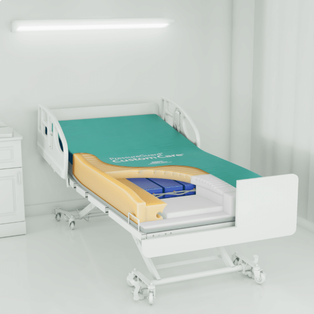 Span America PressureGuard Non-Powered Custom Care Mattress With Pressure Redistribution In Long Term Care Setting