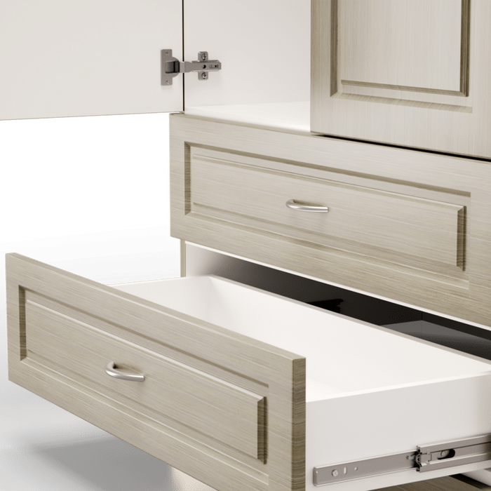 Span America Prestige Healthcare Case Goods For Long-Term Care And Care Environments With Closeup Of Drawers