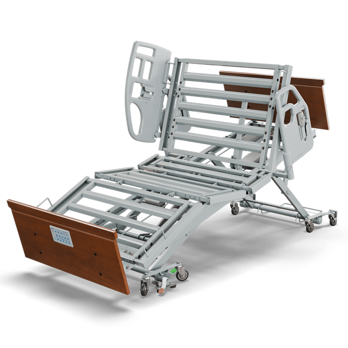 Span America ReadyWide Adjustable Bariatric Bed With Integrated Width Expansion And Smart Stop Safety