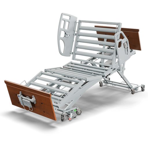 Span America Weigh Scale Bed With Built-In Digital Scale And Low Hospital Bed Positioning For Bariatric Patient Care
