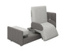 StarSleep Orin Smart Rotating Chair Bed Partially Reclined With Extended Footrest View