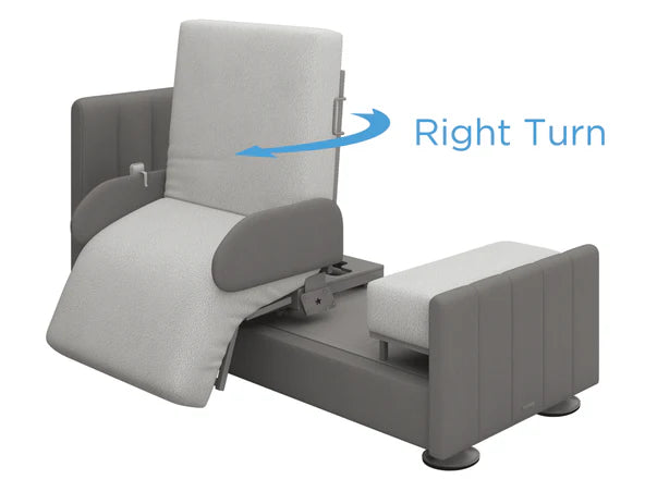 StarSleep Orin Bed Smart Mechanism Rotating Feature Right Angle View