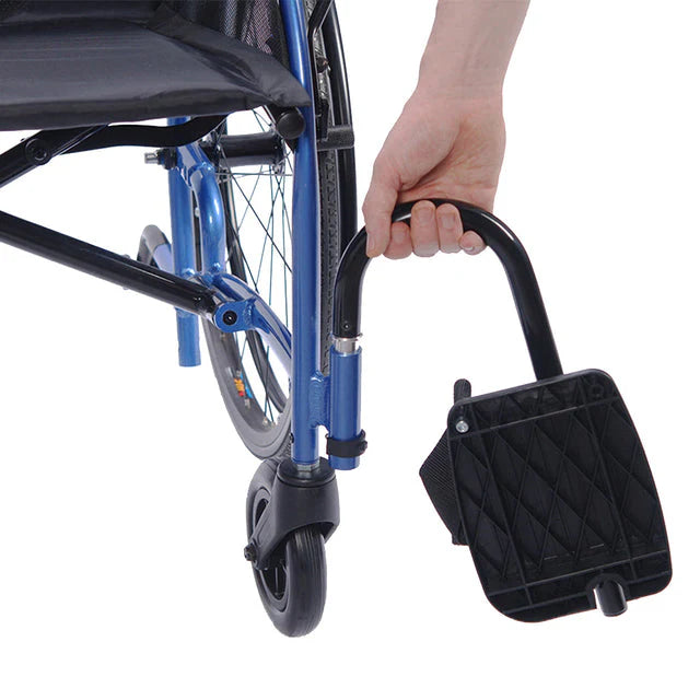 Footrest Strongback Mobility Comfort 24 Flip Wheelchair Lightweight, Ergonomic Design for Superior Mobility