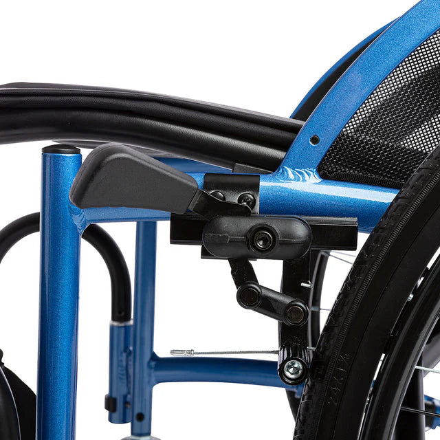 Seat Rails Strongback Mobility Comfort 24 Flip Wheelchair Lightweight, Ergonomic Design for Superior Mobility