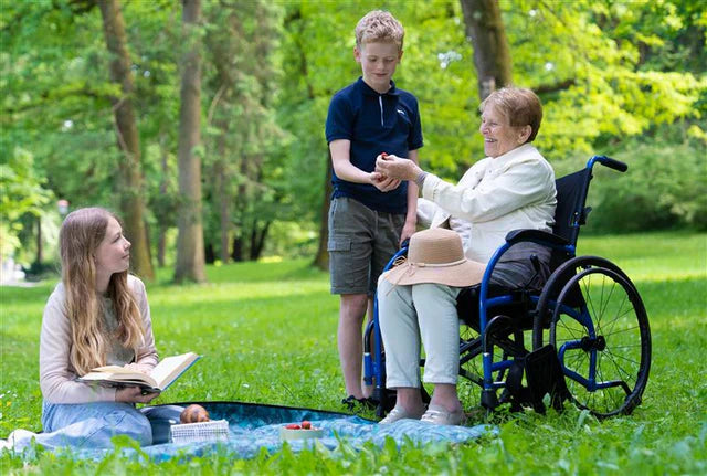 Safe Strongback Mobility Comfort 24 Wheelchair Lightweight, Ergonomic, Foldable, and Adjustable for Superior Support and Maneuverability